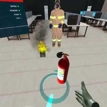 Fire Extinguisher Training VR Experience | Immersive Safety Simulation
