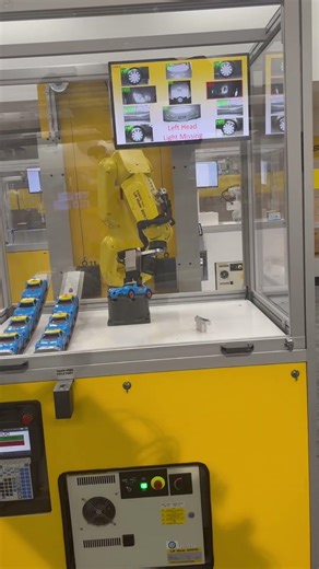 AI-Powered Quality Inspection | FANUC LR Mate 200iD in Action 🤖