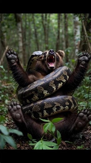 Epic Anaconda vs Grizzly Bear Battle – Who Wins This Jungle Deathmatch?