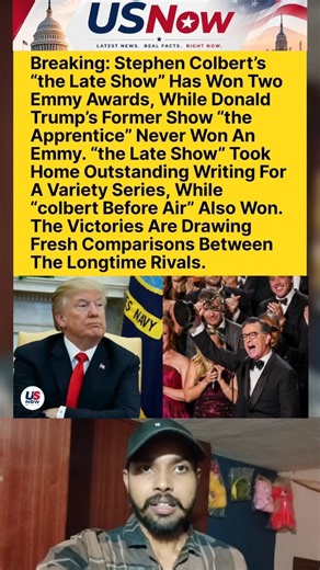 🚨 SWEET REVENGE! Stephen Colbert WINS 2 Emmys After Trump’s Show Never Won One | USNow