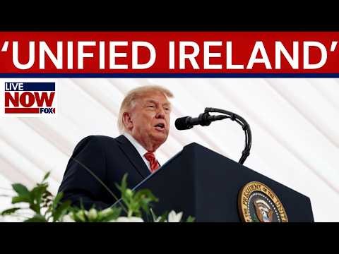 President Trump speaks at U.S.  Embassy in Ireland