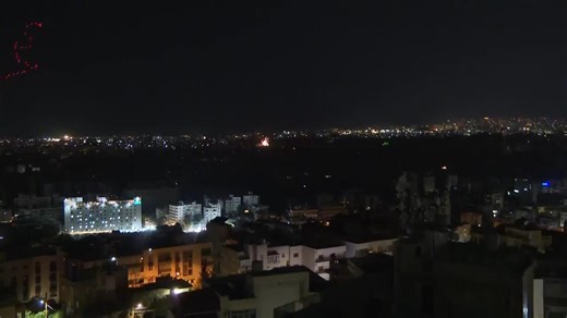 Gunshots ring out over Beirut in apparent celebration as ceasefire comes into effect