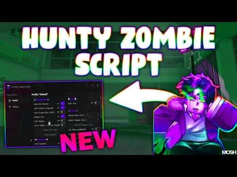 *NEW* Hunty Zombie Script (PASTEBIN 2026) ( AUTOFARM , AUTO SKILL, ESP , AUTO COLLECT )