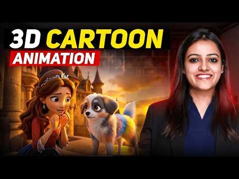 🔥How to Make 3D Cartoon Animation Video with FREE AI Video Generator|AI video kaise banaye| RitikaAI