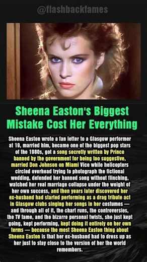 Sheena Easton's Biggest Mistake Cost Her Everything #shorts