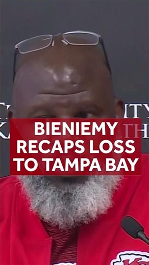 Chiefs OC Eric Bieniemy recaps the preseason loss to Tampa Bay: "We're going to continue evaluate"