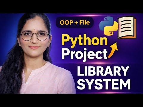 Python OOP Mini Project 🔥 Library Management System (Full Project + File Handling)