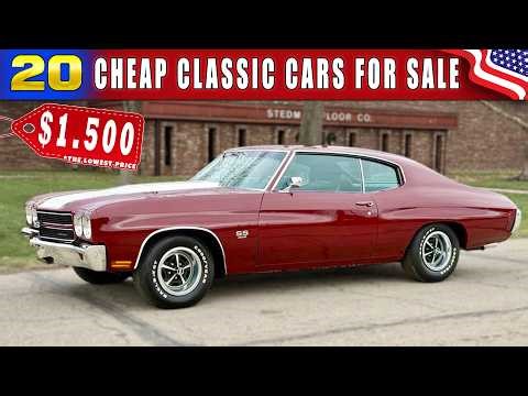 Today’s Greatest Deals 20 BEST Classic Cars for Sale Cheap