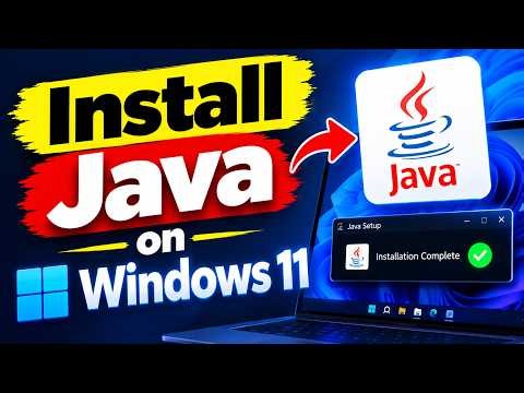 How to Download & Install Java on Windows 11