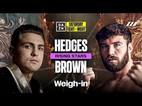 JOHN HEDGES VS. PAT BROWN WEIGH IN LIVESTREAM
