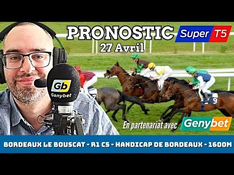 🔴 Pronostic Quinté / Super Top5 Lundi 27 Avril 2026. Bordeaux Le Bouscat 🔴 Handicap de Bordeaux 