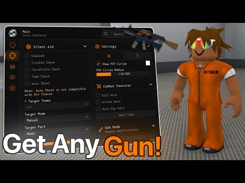 The BEST Prison Life Script *NO KEY* Get All Guns, Silent Aim, Invisibility, + MORE!