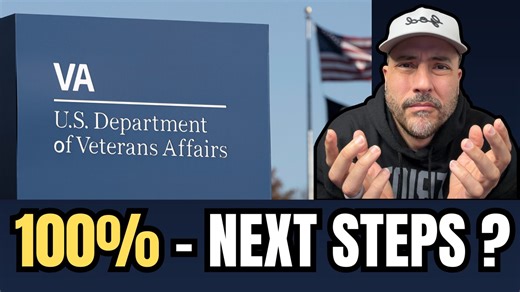 Got 100% VA Disability? Here’s What to Do Next Getting 100% VA disability is a major milestone, but many veterans aren’t sure what to do next. In this video, I walk through the most important steps veterans should take after getting 100% — from understanding benefits to protecting your peace of mind and planning life after the fight. #veteransaffairs #VeteransAffairs #VABenefits #vabenefits #veteranssupportingveterans #veteranshelpingveterans #VeteranStrong #veteransupport #veterans | Military I