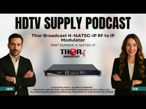Thor Broadcast H-16ATSC-IP RF to IP Modulator