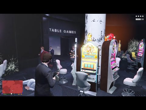 GTA 5 - Mafia Massacre at the Casino Full Scale Bloodbath + Ten Star Ecsape