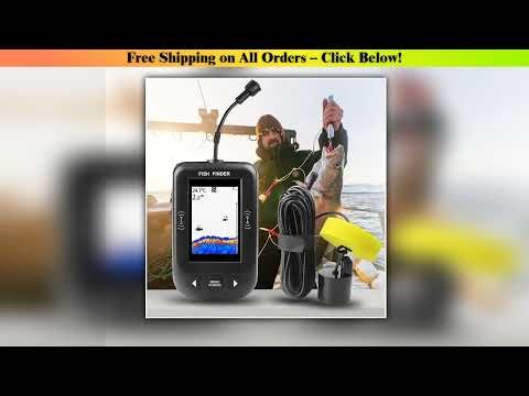 Erchang XF03 Fish Finders 45 degrees 100M Portable Sonar For Fishing Echo Sounder Alarm Transducer