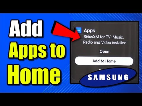 How to Add Apps to your Home Screen on Samsung TV (Best Method)