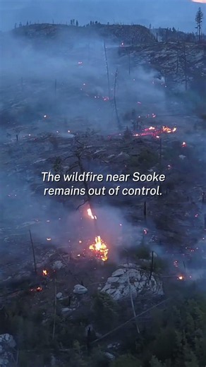 B.C. Wildfire Update: Mount Jack Fire Near Sooke Remains Out of Control