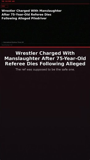 Wrestler Charged After 75-Year-Old Referee Dies Following Piledriver
