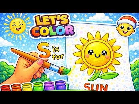 Learn to Draw a Cute Sun | Easy Drawing for Kids
