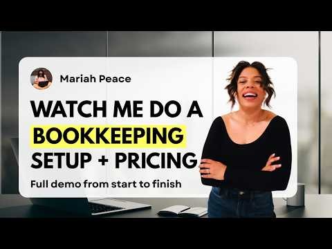 Watch Me Set Up a Bookkeeping Client in QuickBooks & Price Their Services (Full Demo w/ Screenshare)