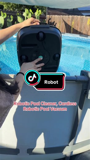 FLAT ABOVE-GROUND POOL CLEANER, AIPER Robotic Pool Cleaner, Cordless Robotic Pool Vacuum, Lasts up to 90 Mins, Ideal for Above Ground Pools#cleaningrobot #cleanpools #robotparalimpiarpiscina