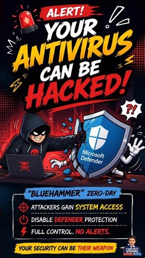 Windows Defender - 🚨 BlueHammer Zero-Day Alert #cyberwithvishal