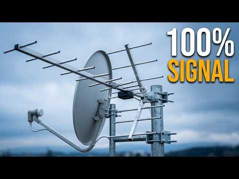 How to Assemble & Install UHF DVB-T2 Receiving Antenna (Step-by-Step)