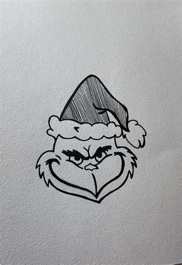 How to Draw the Grinch Step-by-Step Tutorial