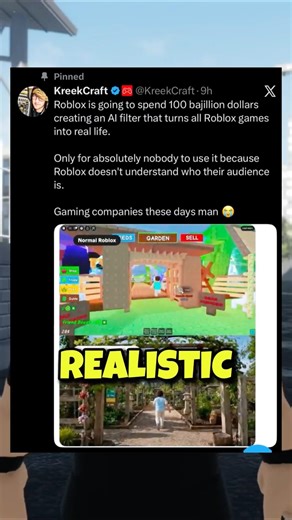 Roblox is changing its graphics 😳 #roblox #shorts