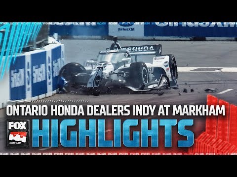 NTT INDYCAR SERIES: Ontario Honda Dealers Indy at Markham Highlights 🏁 INDYCAR on FOX