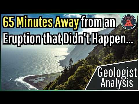 Lava was 65 Minutes Away from Erupting in Portugal; Geologist Analysis