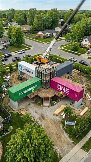 With the use of containers making a beautiful home #home #lifeisbutadream #containerliving