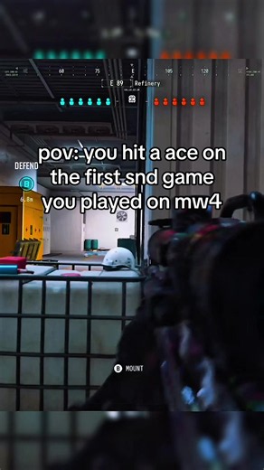 MW4 ace & triple collateral Search and Destroy - first S&D game ace