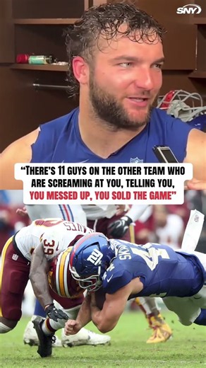 Cam Skattebo talks about his late game fumble that gave Commanders the ball back 👀 #nfl #giants