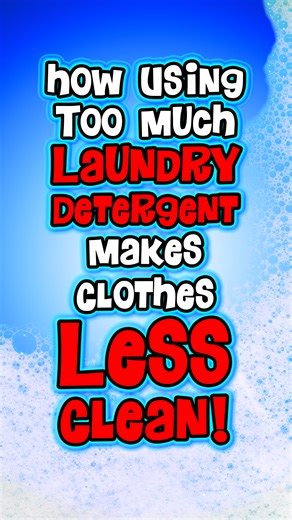 If you've been using too much laundry detergent for too long, you'll also have a detergent buildup in your washing machine, too! To resolve this, use a washing machine cleaner (some of the most common brands available in the U.S. are Affresh, Active, Glisten, and Lemi Shine) and follow the directions on the packaging of the one you purchase. You may have to run SEVERAL cleaning cycles on your washer back-to-back to get rid of it, but once you do that and start using less detergent, your clothes 