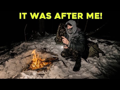 (IT WAS AFTER ME!) TERRIFYING NIGHT SOLO CAMPING in the HAUNTED SATANIC CULT FOREST