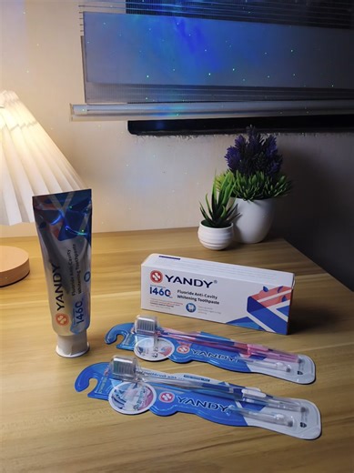 Yandy Toothpaste & Toothbrush - Fluoride Power!