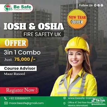 Best Safety Courses for HSE Professionals | IOSH, OSHA, NVQ, ISO | #Shorts