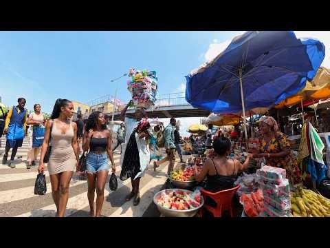 Inside Africa Market Street: The Most Chaotic Place in Ghana? | 4K Walking Tour
