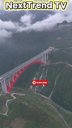 China’s Incredible Mountain Bridge Construction | Engineering Marvel in Extreme Terrain.🤩🤩