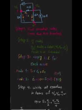 Nodal Analysis Explained Clearly | Circuit Theory