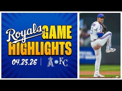 Series Win | Royals vs. Angels Highlights 4/25/26