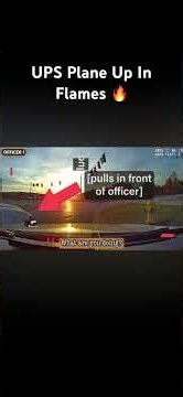 Captured video of UPS plane crash #shortvideo #crash #fire #vivia #viralvideo #trendingshorts #fyp
