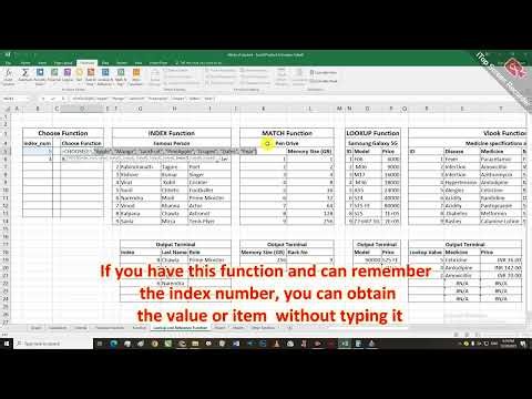 How to use "CHOOSE" Function in Ms Excel | Lookup and Reference Function