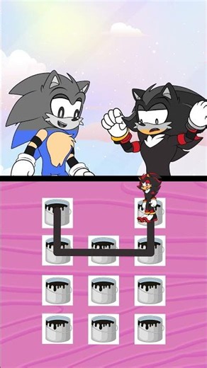 Color Maze Challenge With Sonic &Shadow: Sing continuously to find the color #sonic