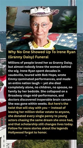 Why No One Showed Up To Irene Ryan (Granny Daisy) Funeral#shorts