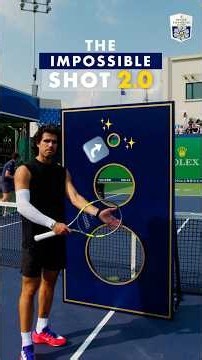 Can These Tennis Pros Make The Impossible Shot?! Part 2