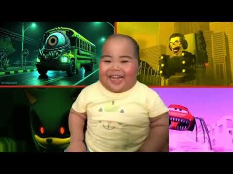 🚌SCHOOL BUS EATER🎶CoffinDance Song McQueen Skibiti toilet Alien Dance Sonic Roblox