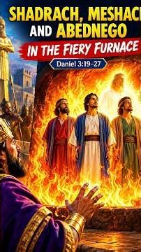 Shadrach, Meshach and Abednego in the Fiery Furnace | Daniel 3:19–27 | Bible Story